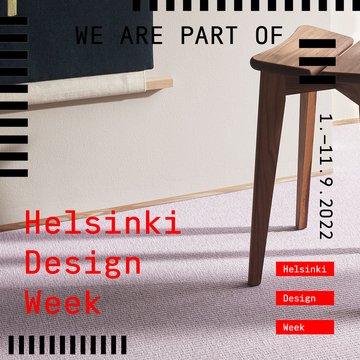Orient Occident mukana Helsinki Design Weekillä - tule tutustumaan vastuullisiin ja hiilineutraaleihin pintamateriaaleihin showroomillemme