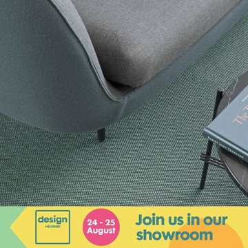 Open Showroom: Carpets, Colours & Cocktails at Design Helsinki 24.-25.8.2022