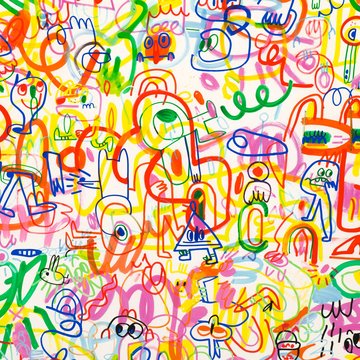 JON BURGERMAN / KD RAINBOW SCRAWL / K5135