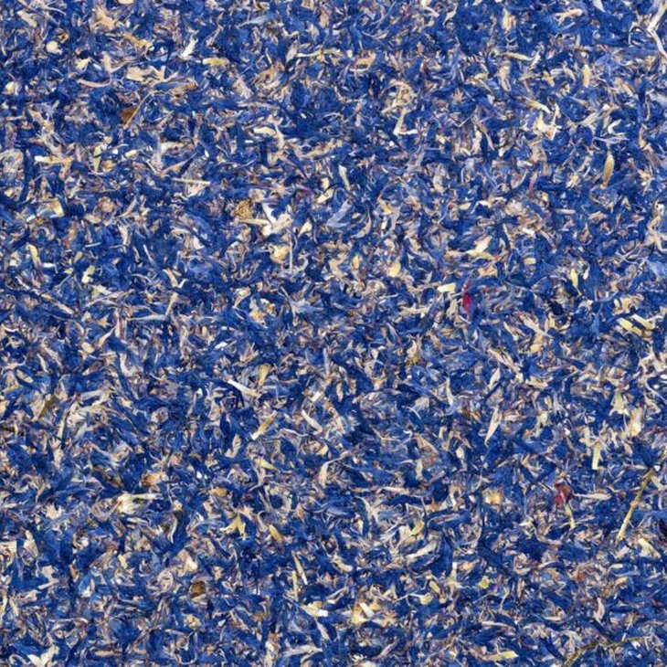 Pintamateriaali Organoid Kornbluama Blau Flax